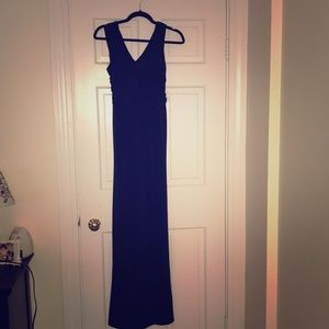 Evening Gown Navy stretch NWT